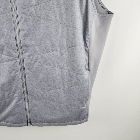 SOLD OUT Peter Millar Vest Mens XL Gray Fuse Hybrid Vest MF24EZ11A - Picture 4 of 10
